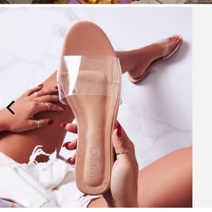 Clear slide Sandals